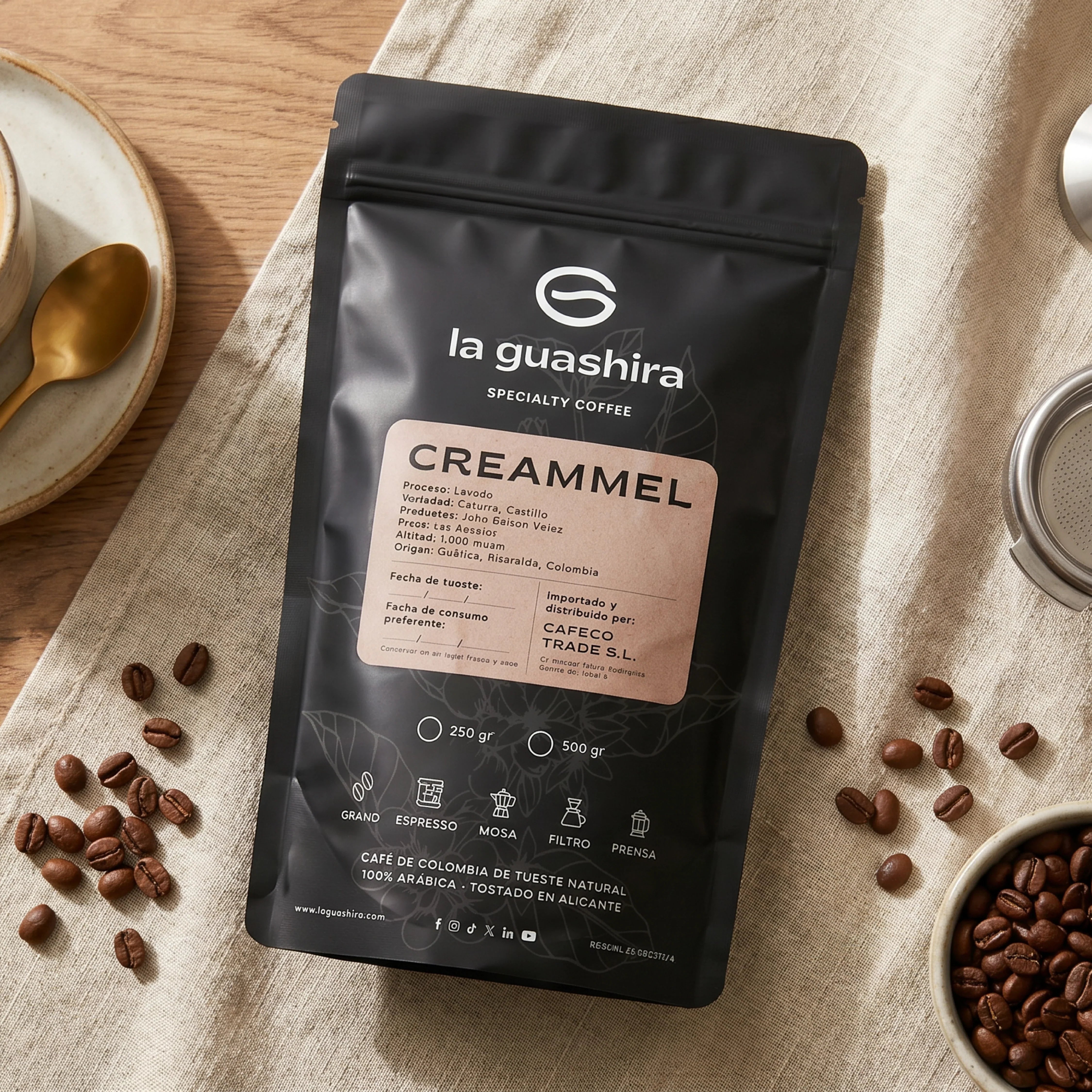Creammel: el café con notas a caramelo y cacao que no necesita azúcar - La Guashira Specialty Coffee