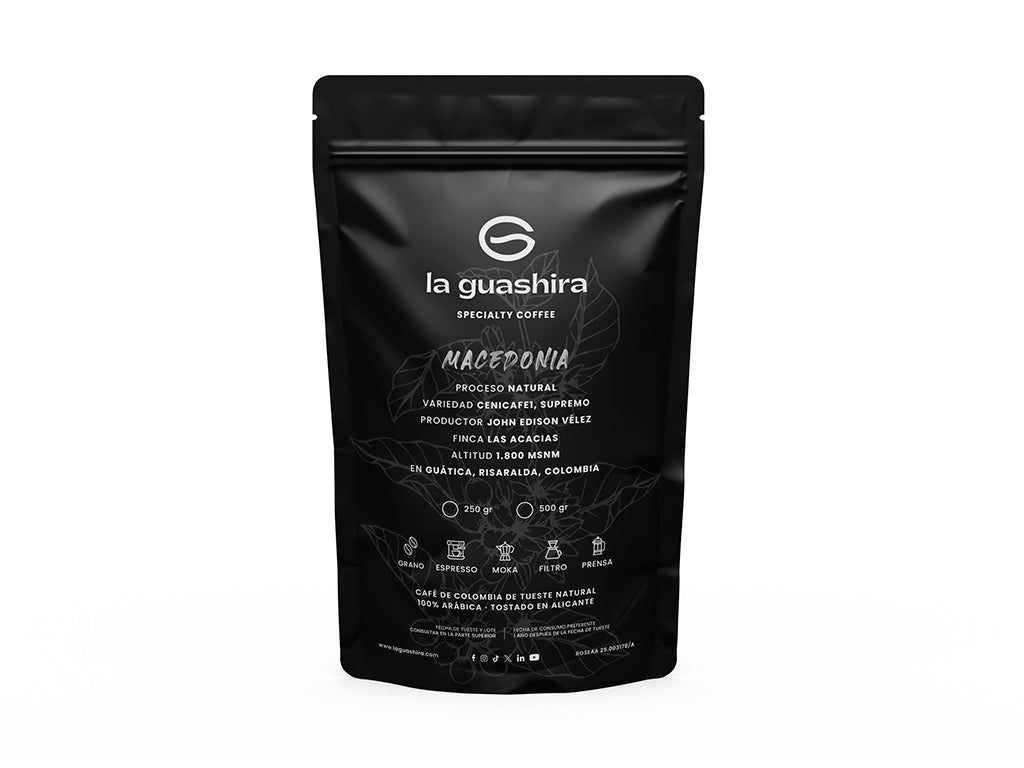 Macedonia - Proceso Natural 120 Horas, Finca Las Acacias - La Guashira Specialty Coffee