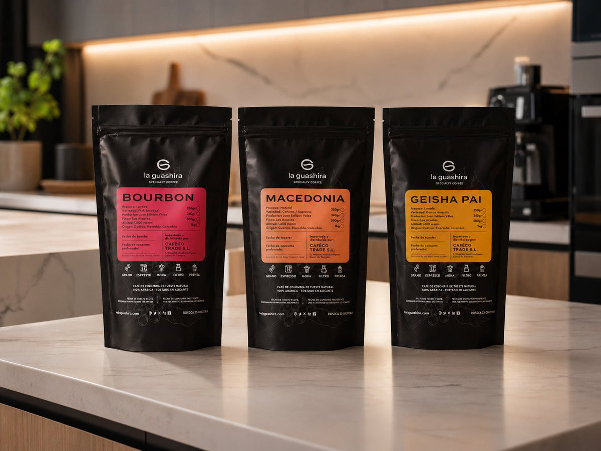 Pack para filtro Café de Especialidad 3x1kg - La Guashira Specialty Coffee
