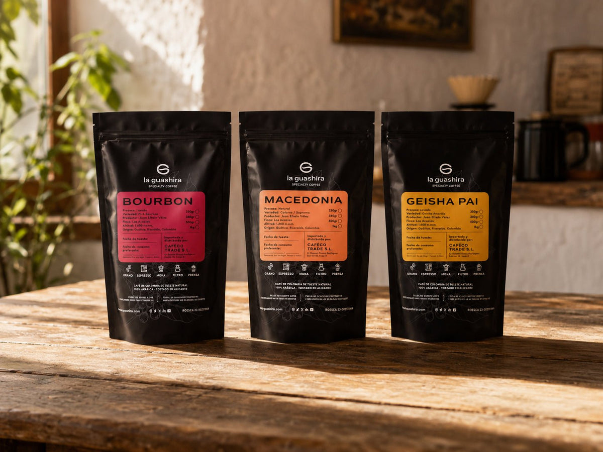 Pack para filtro Café de Especialidad 3x1kg - La Guashira Specialty Coffee