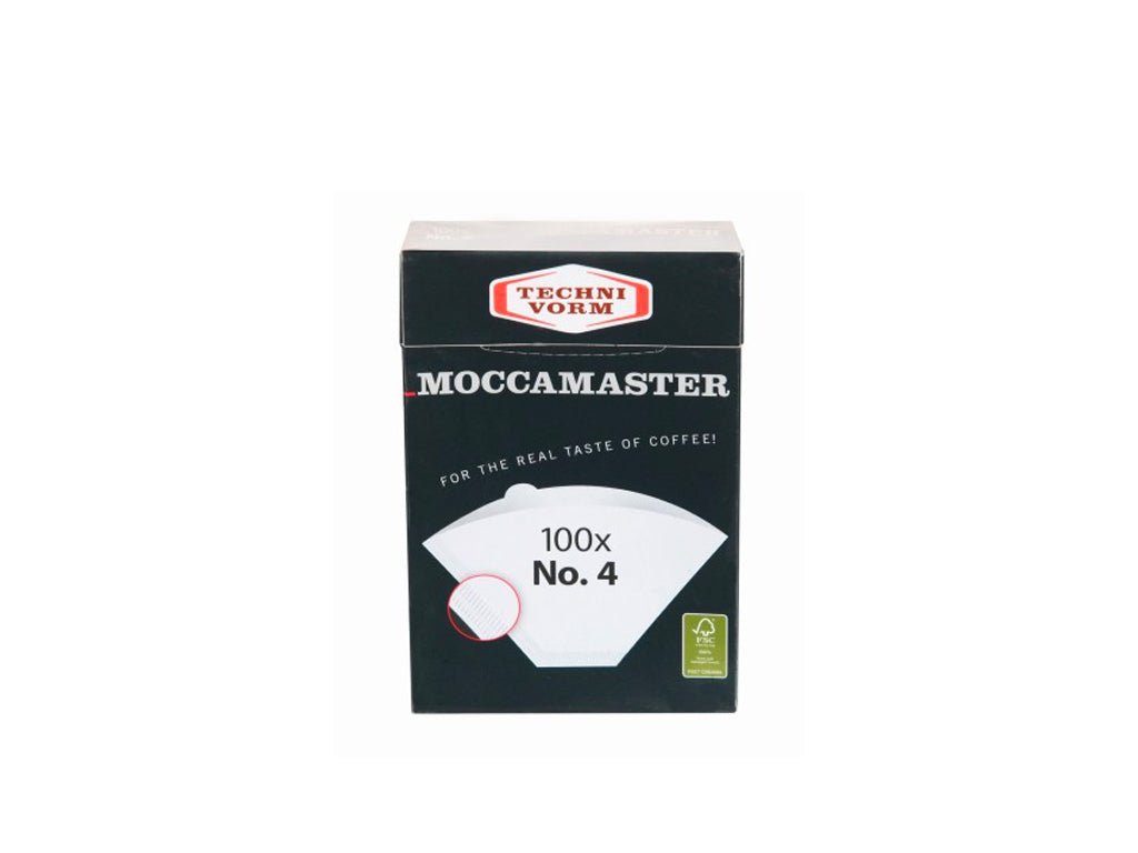 Filtros de Papel Nº4 para Moccamaster - Cafetera de Goteo - La Guashira Specialty Coffee